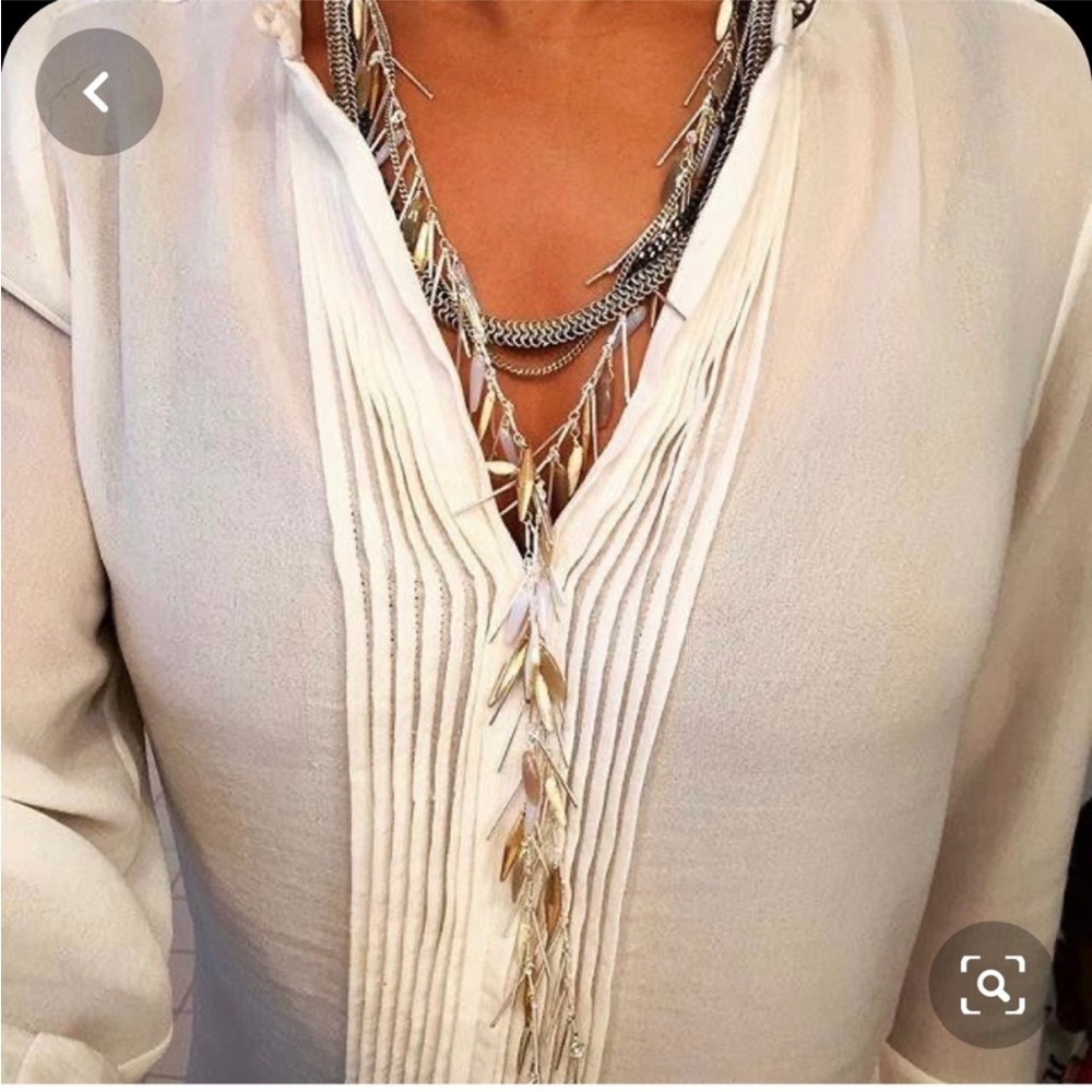 Stella & Dot Freya Fringe Necklace